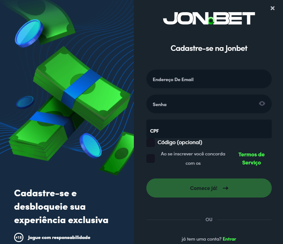 REGISTRO JONBET