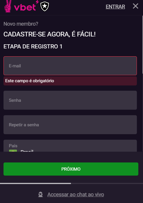 registro vbet