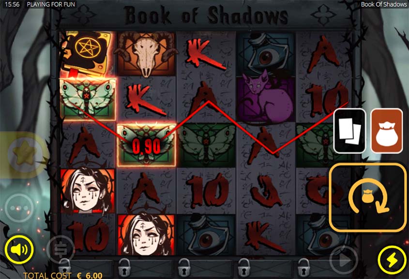 book of shadows in game